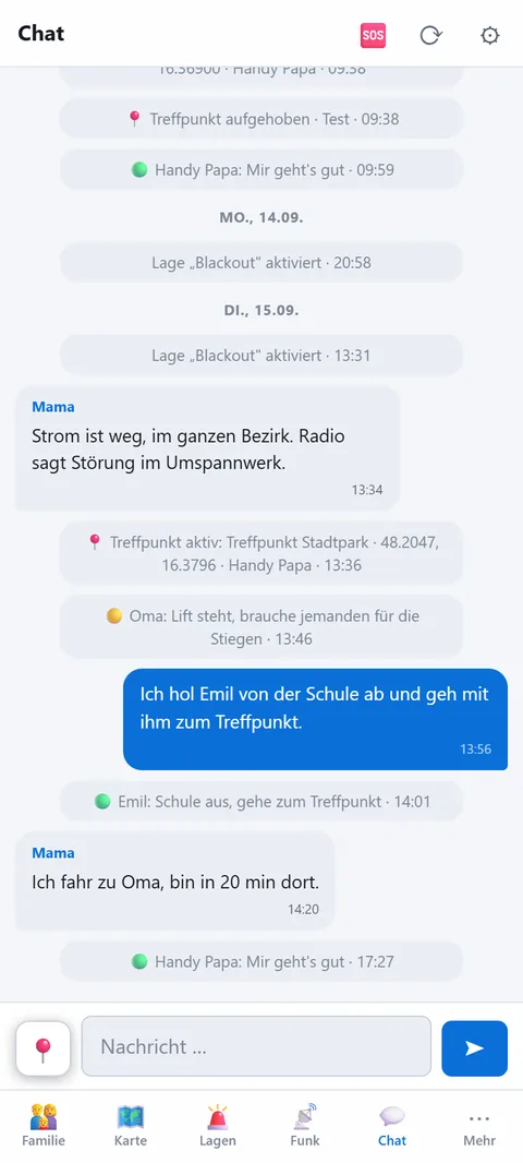 Haushalts-Chat